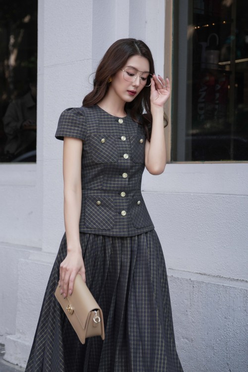 Sixdo Dark Grey Woven Vest